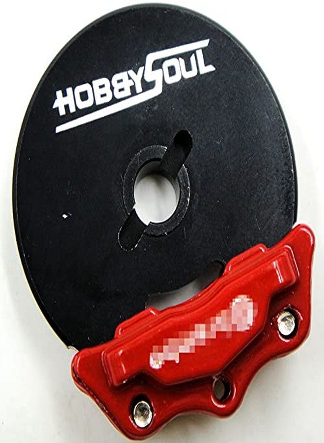 hobbysoul 4 قطع من أقراص فرامل ألومنيوم للسيارات التي تعمل بالتحكم عن بعد بمقياس 1/10، بقطر 12 مم، مناسبة لسيارات السباق التي تعمل بالتحكم عن بعد بمقياس 1/10 - Image 4